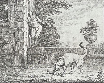 le_chat_et_la_chauves-souris_claude_gillot_1673-1722_gravure_de_1719_france