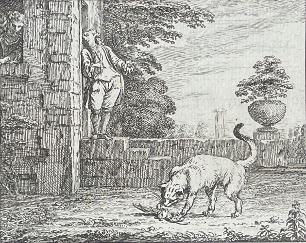 le_chat_et_la_chauves-souris_claude_gillot_1673-1722_gravure_de_1719_france