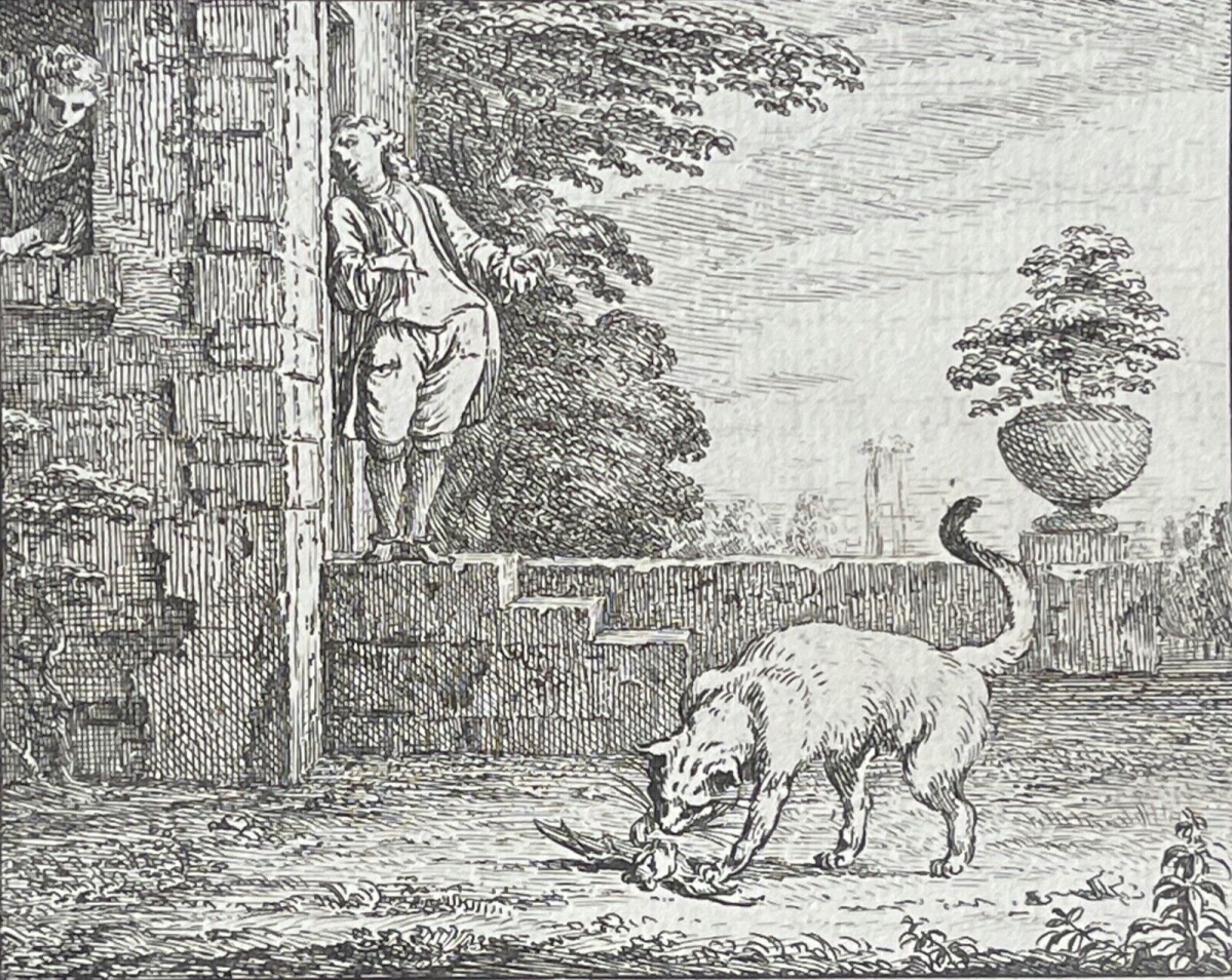le_chat_et_la_chauves-souris_claude_gillot_1673-1722_gravure_de_1719_france