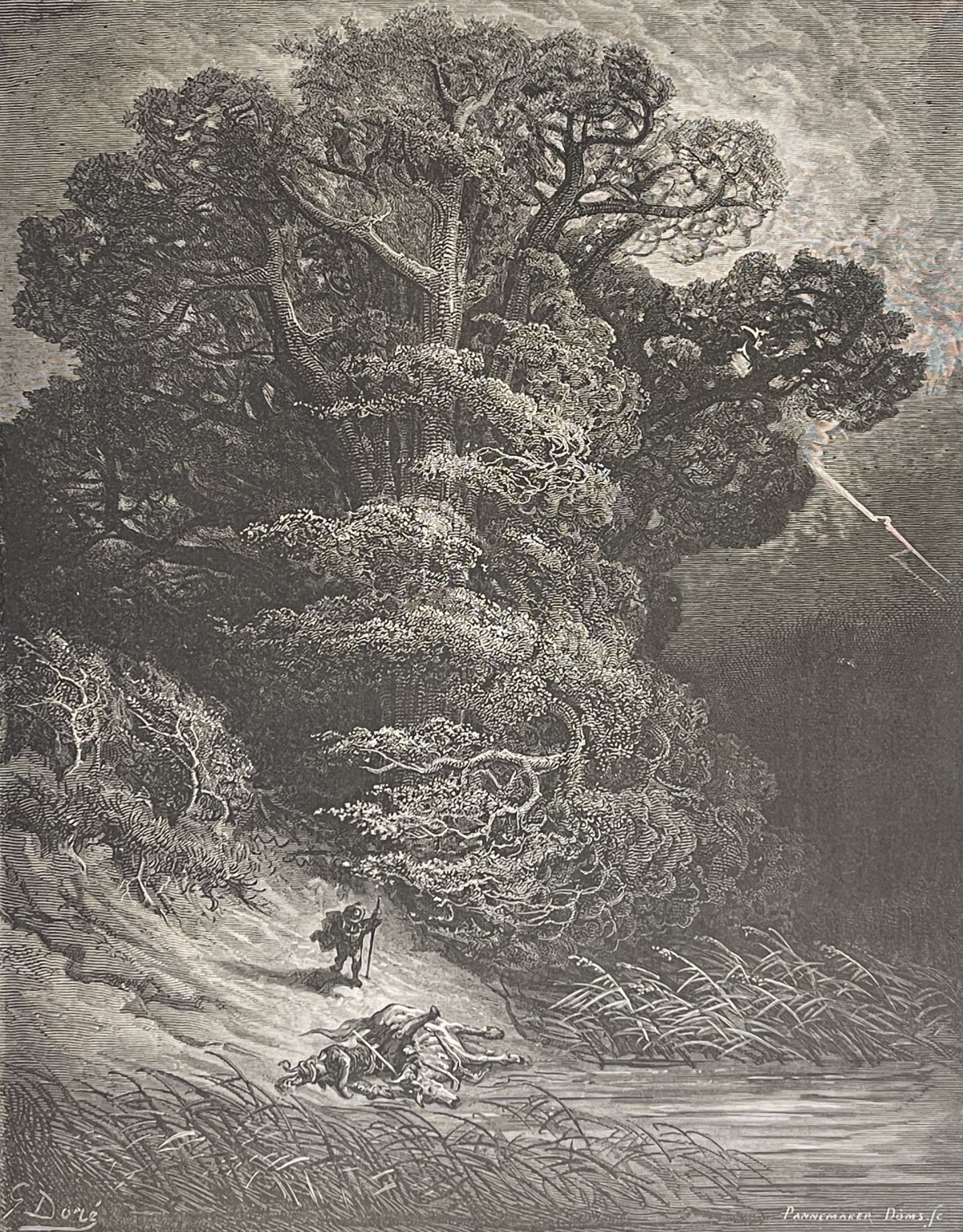 le_chene_et_le_roseau_gustave_dore_xylographie_fable_de_la_fontaine_1865