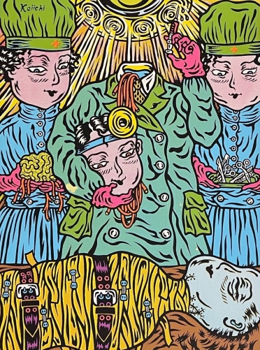art_brut_doctor_x_ota_keiti__japon__serigraphie_medecine