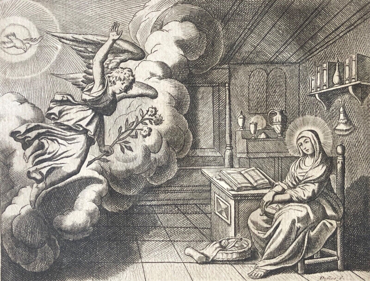 annonciation_de_la_vierge_de_claude_duflos_1665-1727_tirage_de_1770