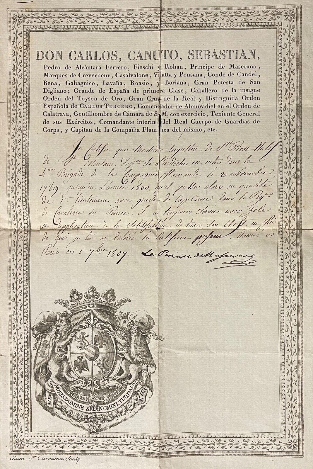 autographe_carlo_ferrero_fieschi_prince_de_masserano_1760-1826_grand_d???espagne