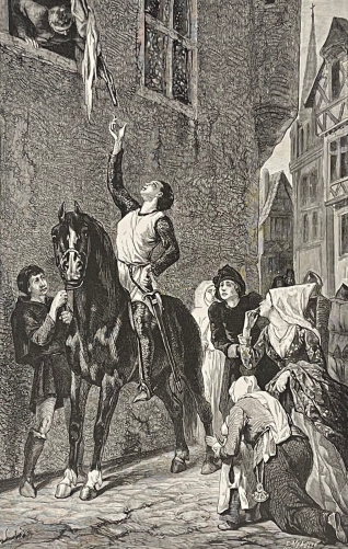 jeanne_darc_prend_letendard_guerre_de_cent_ans_gravure_1887