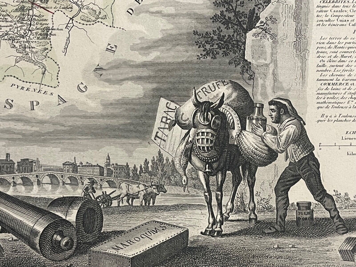 haute_garonne_departement_carte_de_1850_france_languedoc_gascogne_occitanie