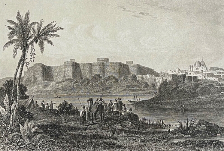 mansura_sindh_pakistan_1863_lithographie_de_dureau_xixe