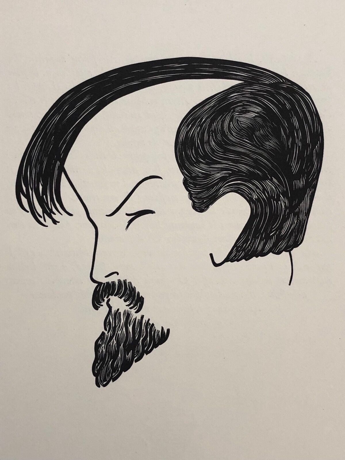 sacha_guitry_1885-1957_xylographie_claude_debussy_1943_louis_beydts_1895-1953