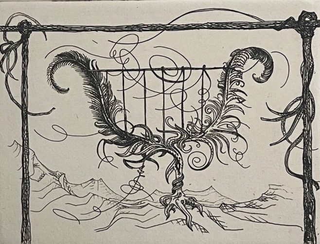 roland_grunberg_1933-2021_symbolisme_chaise_violoncelle_plume_ecole_juive_nanc