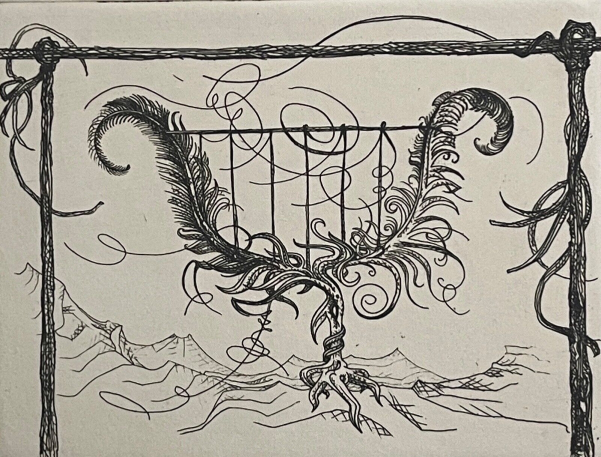 roland_grunberg_1933-2021_symbolisme_chaise_violoncelle_plume_ecole_juive_nanc