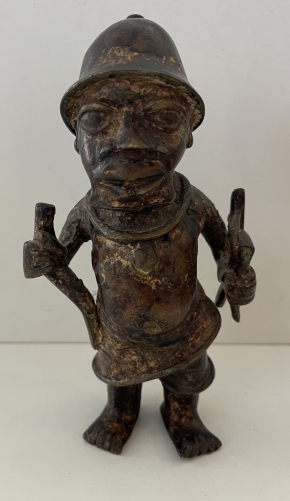 bronze_du_benin_statuette_soldat_afrique_nigeria