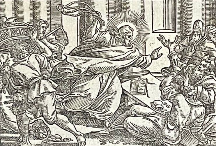jesus_christ_chasse_les_marchands_du_temple_xviie_anonyme_xylographie