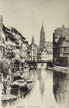 strasbourg_bas-rhin_petite_france_leopold_robin_copper_engraving_c1930_alsace