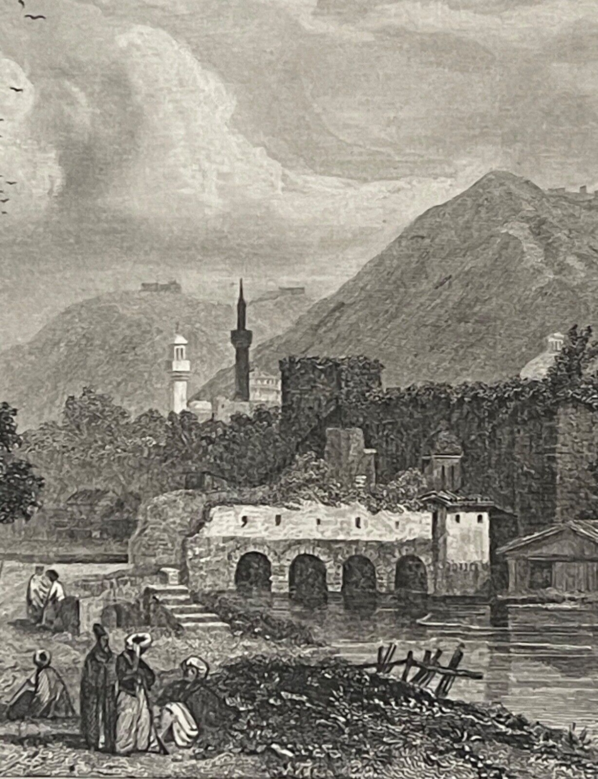 antioche_antakya_turquie_fleuve_oronte_gravure_vers_1838_par_ransonnette