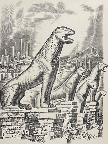 italie_albert_decaris_felins_ruines_antiques_attribuee_a_albert_decaris_c_1958