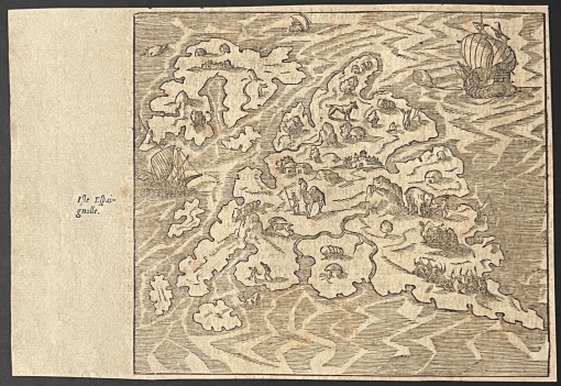 hispaniola_haiti_dominican_republic_map_1575_andre_thevet_woodcut_caribbean