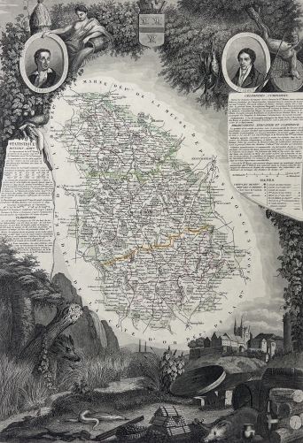 haute_marne_departement_carte_originale_de_1850_france