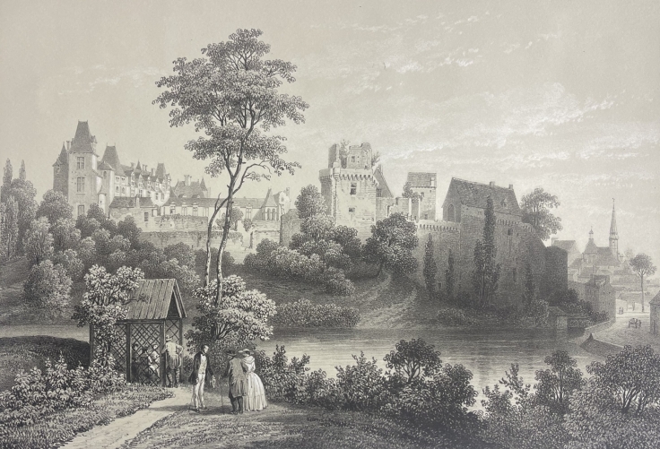 chateau_chateaubriant_lithographie_1850_loire-atlantique_bretagne_france