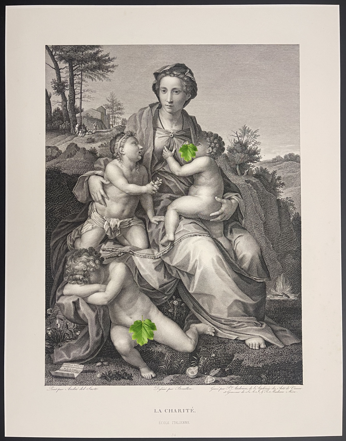 andrea_del_sarto_1487-1530_la_charite_dessin_bouillon_burin_de_audouin_c_1830