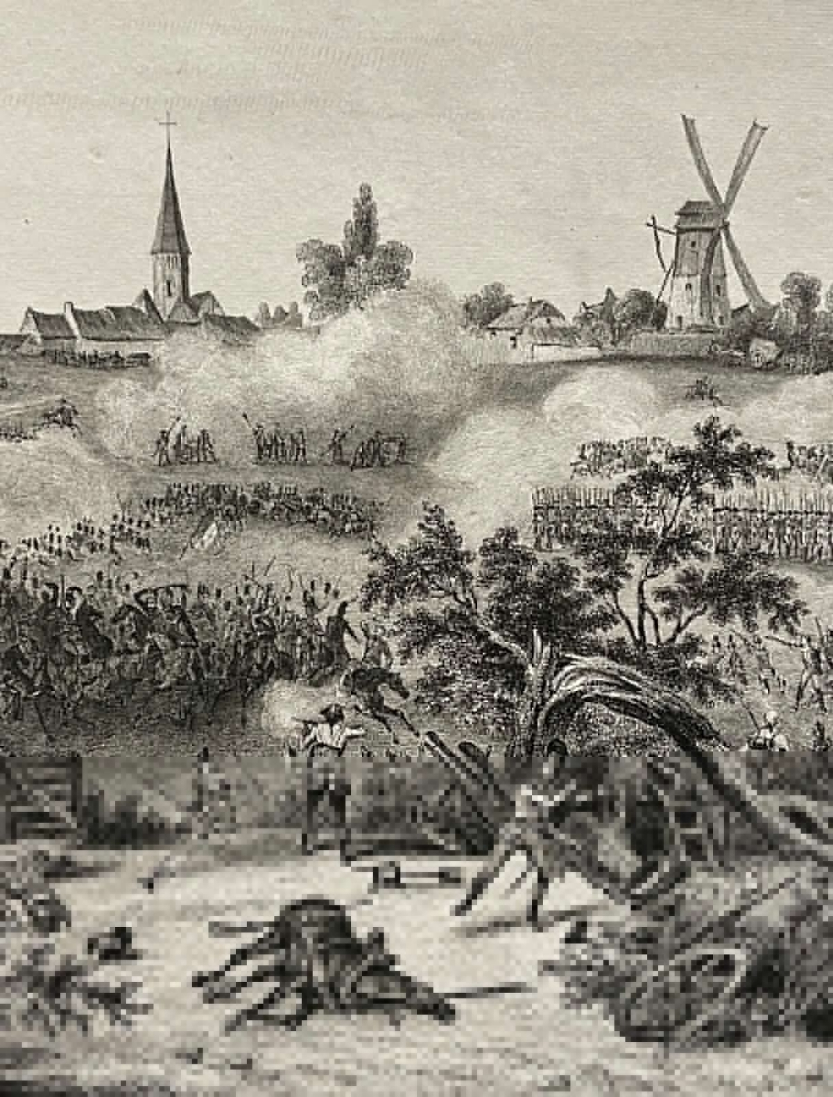 bataille_de_tourcoing_1794_revolution_francaise_france_1840_moulin