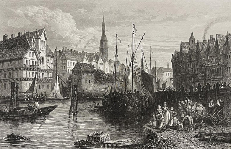 hambourg_allemagne_1840_gravure_de_schroeder