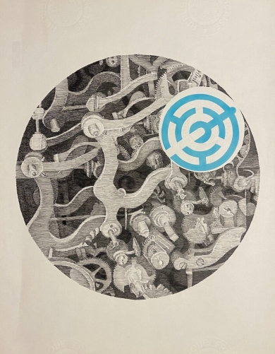 horologium_oscillatorium_dessin_encre_sur_papier_verge_horlogerie