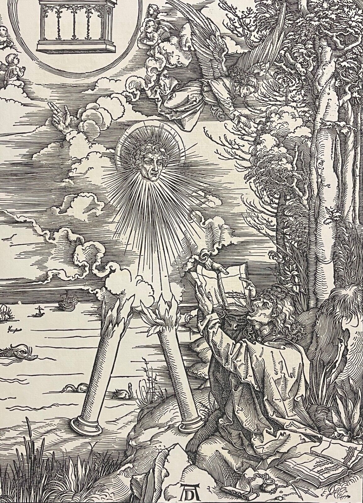 albrecht_dürer_st_jean_le_livre_devorant_apocalypse_1498_gravure_fac-similes_xxe