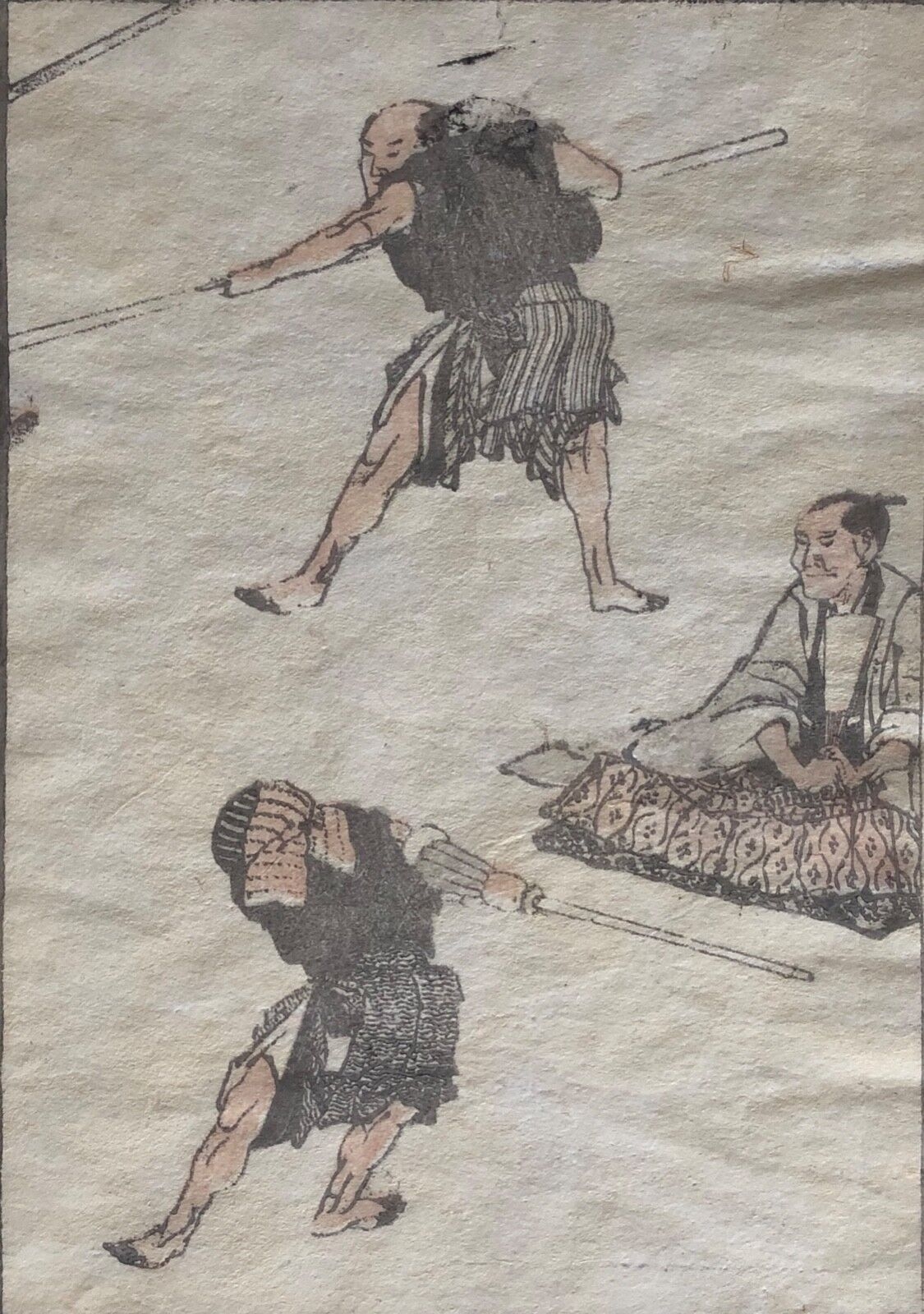 hokusai_1760-1849_japon_samourai_japan_asia_estampe_originale_1817_baton__