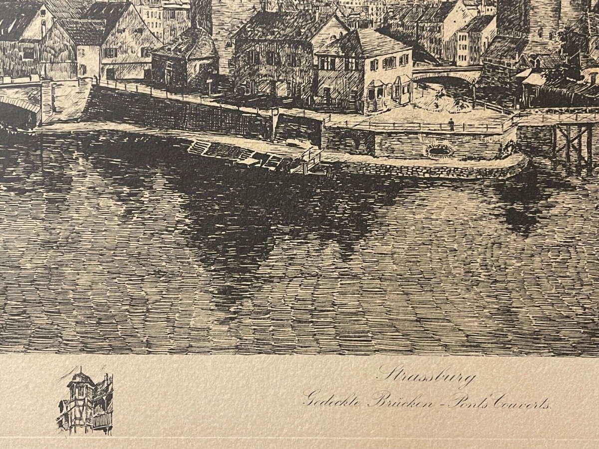 strasbourg_1916_ponts_couverts_alsace_par_franz_mailander_allemagne_france