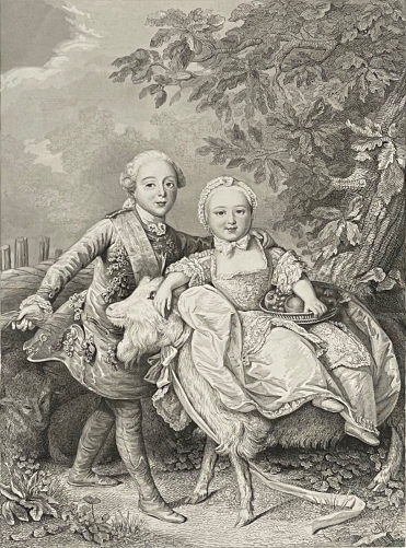 charles_x_bourbon_futur_roi_de_france_et_la_future_reine_de_baviere_tirage_1840
