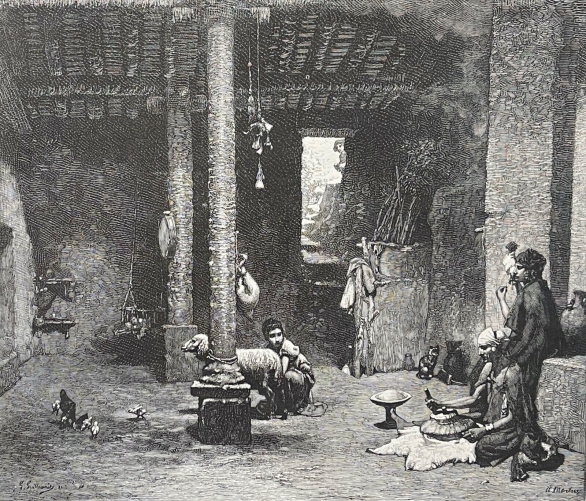 habitation_saharienne_sahara_maison_g__guillaumet_estampe_xylographie_c_1885