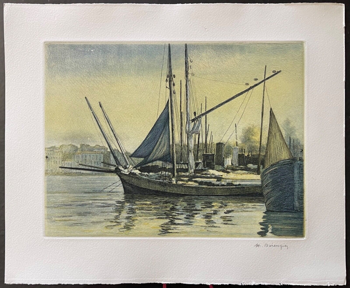 marseille_bateaux_de_peche_a_quai_aquatinte_c_1930_h_berengier_1880-1943_france
