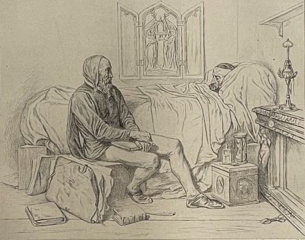 robert-fleury_michel-ange_soignant_un_serviteur_par_duvivier_gravure_xixe