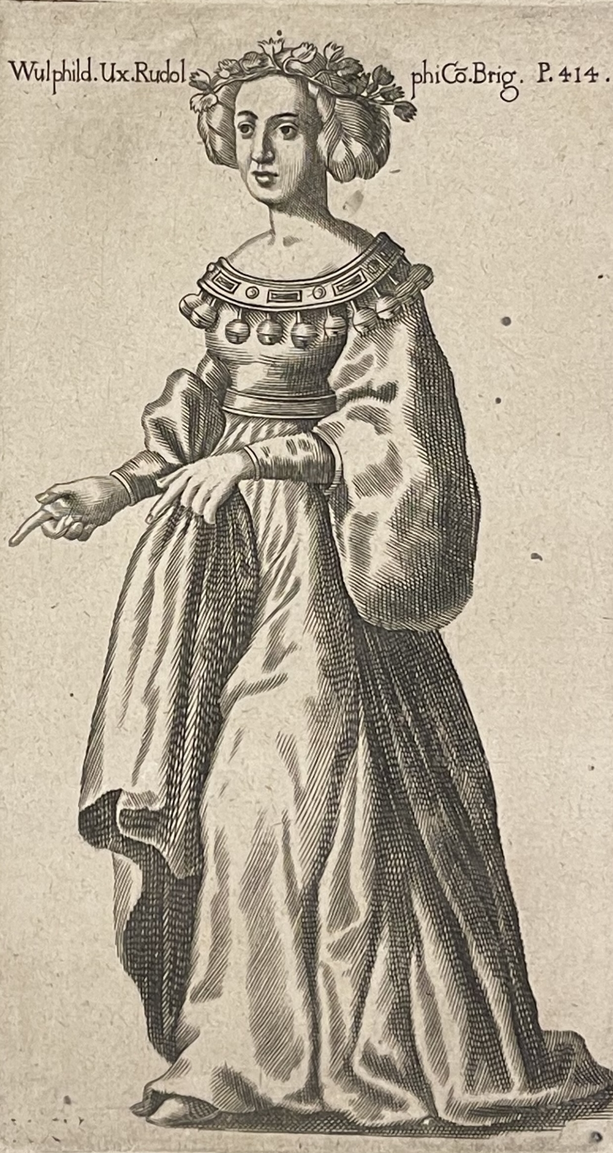 wulfhild_of_bavaria_countess_of_bregenz_antique_engraving_1612_germany