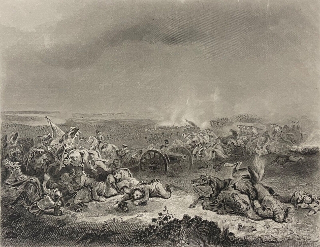 combat_champ-aubert_napoleon_bonaparte_contre_russie_empire_france_vers_1840