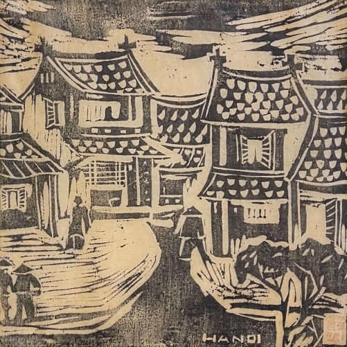 vietnam_hanoi_xylographie_vers_1950_asie_viet_nam_sur_papier_chine_indochine