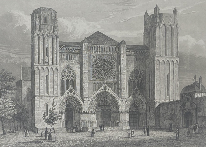 cathedrale_saint-pierre_de_poitiers_vienne_france_gravure_vers_1834
