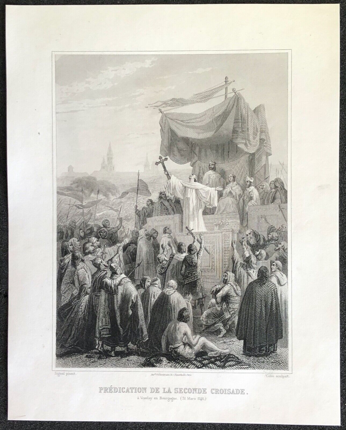 vezelay_predication_la_seconde_croisade_en_1146_gravure_vers_1840_bourgogne