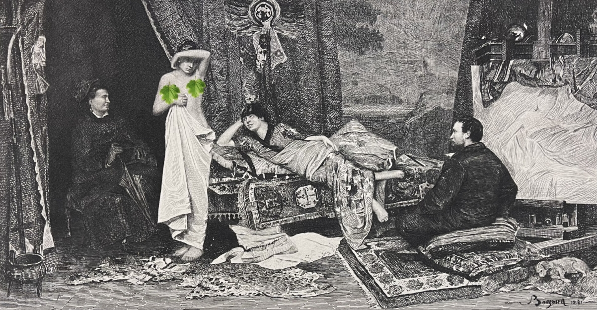 maurice_bompard_debut_a_latelier_grave_par_edmond_joseph_ramus_1822-1890