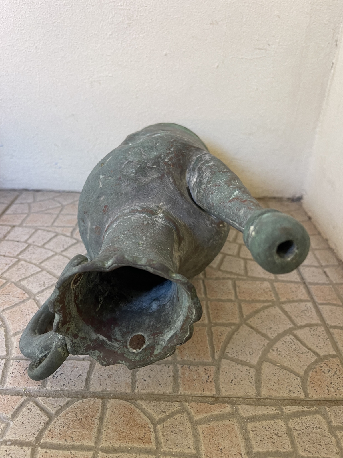 gargoulette_d_esclave_cuivre_etame_xvii_xviiie_esclavagisme_rare_restaurations