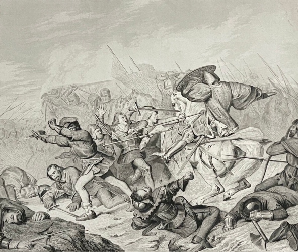 bataille_de_cassel_1328_nicolaas_zannekin_philippe_vi_de_valois_c_1840_france