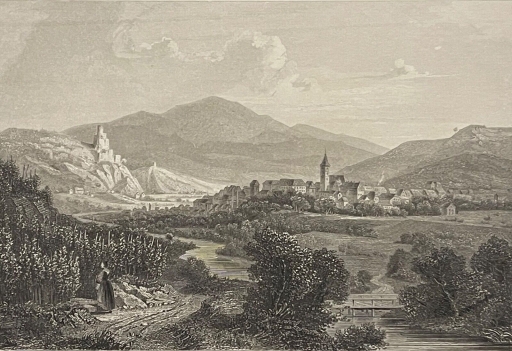 lorbach_lohrbach_allemagne_rhin_rhein_gravure_de_1863