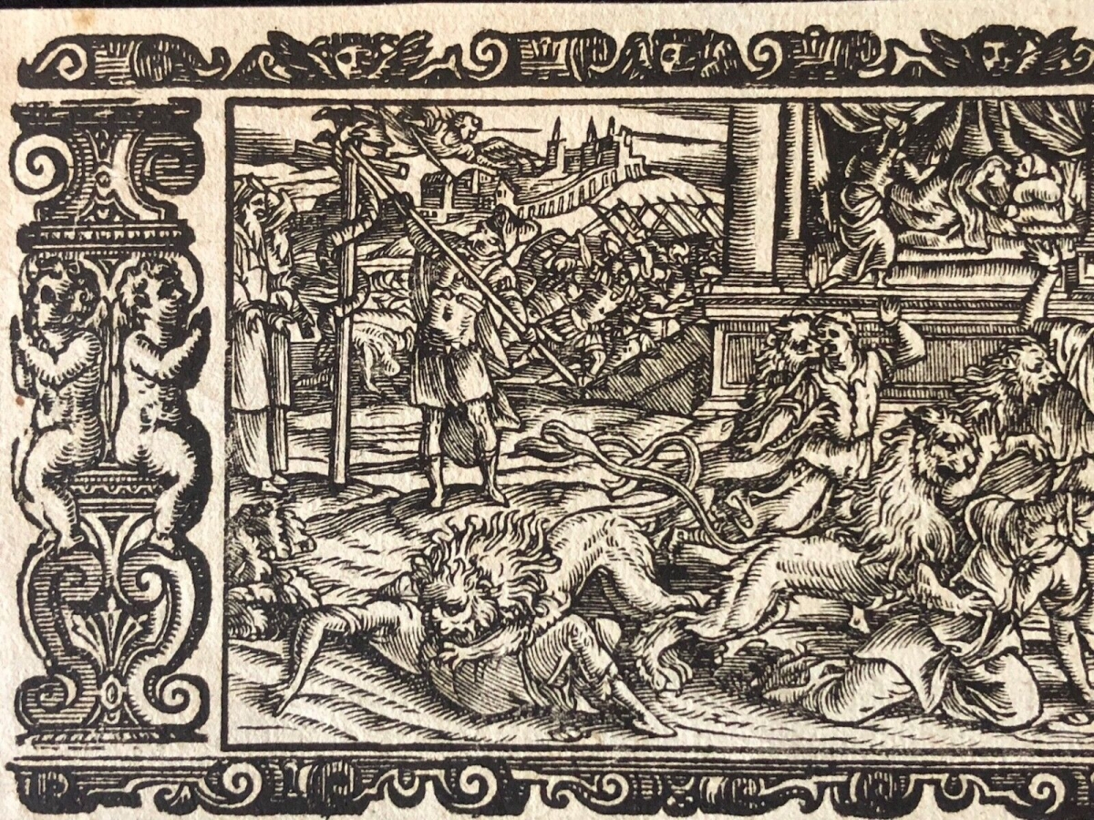 lions_martyrs_chretiens_gravure_sur_papier_xviie_anonyme_xylographie_lion