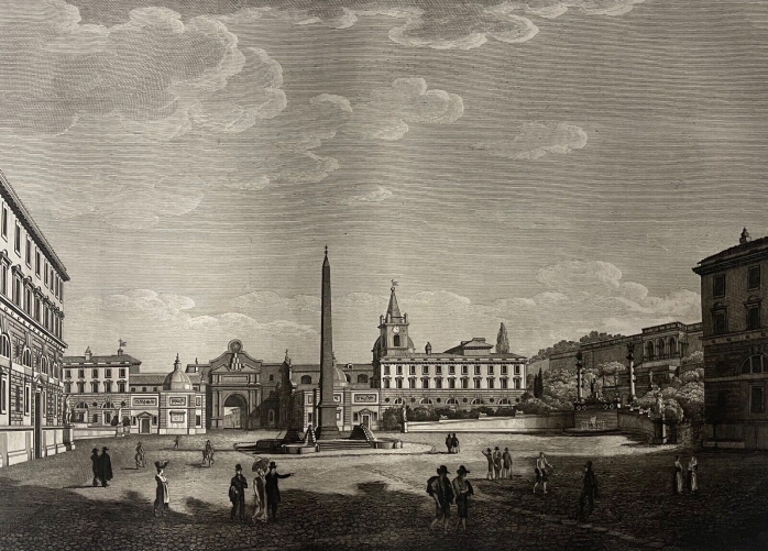 rome_place_du_peuple_italie_gravure_de_1820