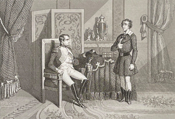 autriche_napoleon_bonaparte_a_schoenbrunn_c_1809_gravure_par_guerin_1836_france