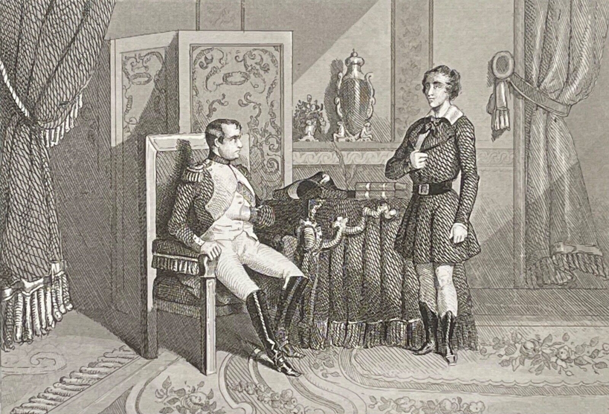 autriche_napoleon_bonaparte_a_schoenbrunn_c_1809_gravure_par_guerin_1836_france