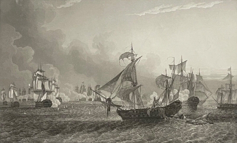 ile_de_grenade_combat_navale_1779_antilles_independance_usa_gravure_c_1840