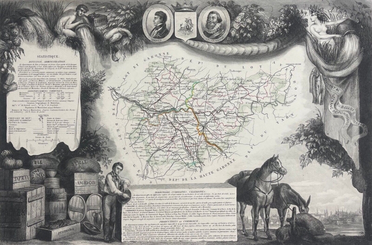 tarn-et-garonne_occitanie_departement_en_1850_languedoc_france