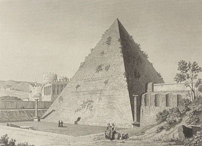 rome_pyramide_de_cestius_italie_gravure_par_bury_1850