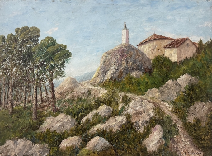le_val_notre-dame_de_paracol_var_provence_acrylique_sur_bois_fin_xxe_france