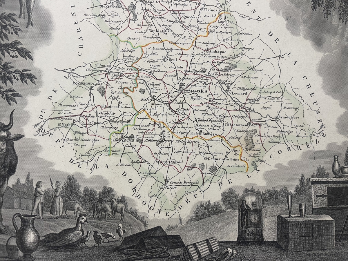 haute_vienne_departement_francais_carte_originale_vers_1870_france